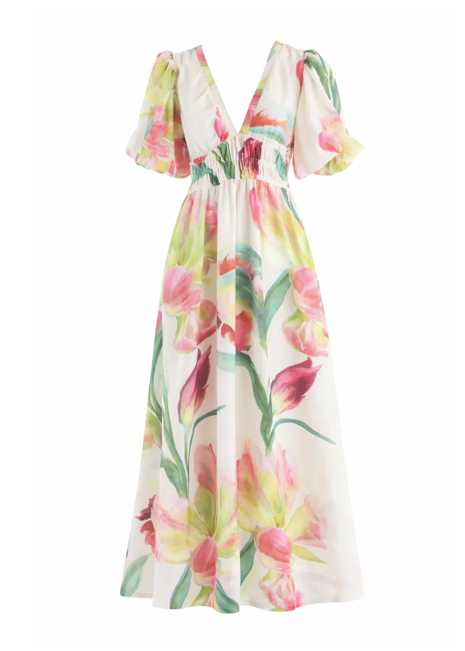 Abbey Maxi Dress - Pink Orchid - Image 2