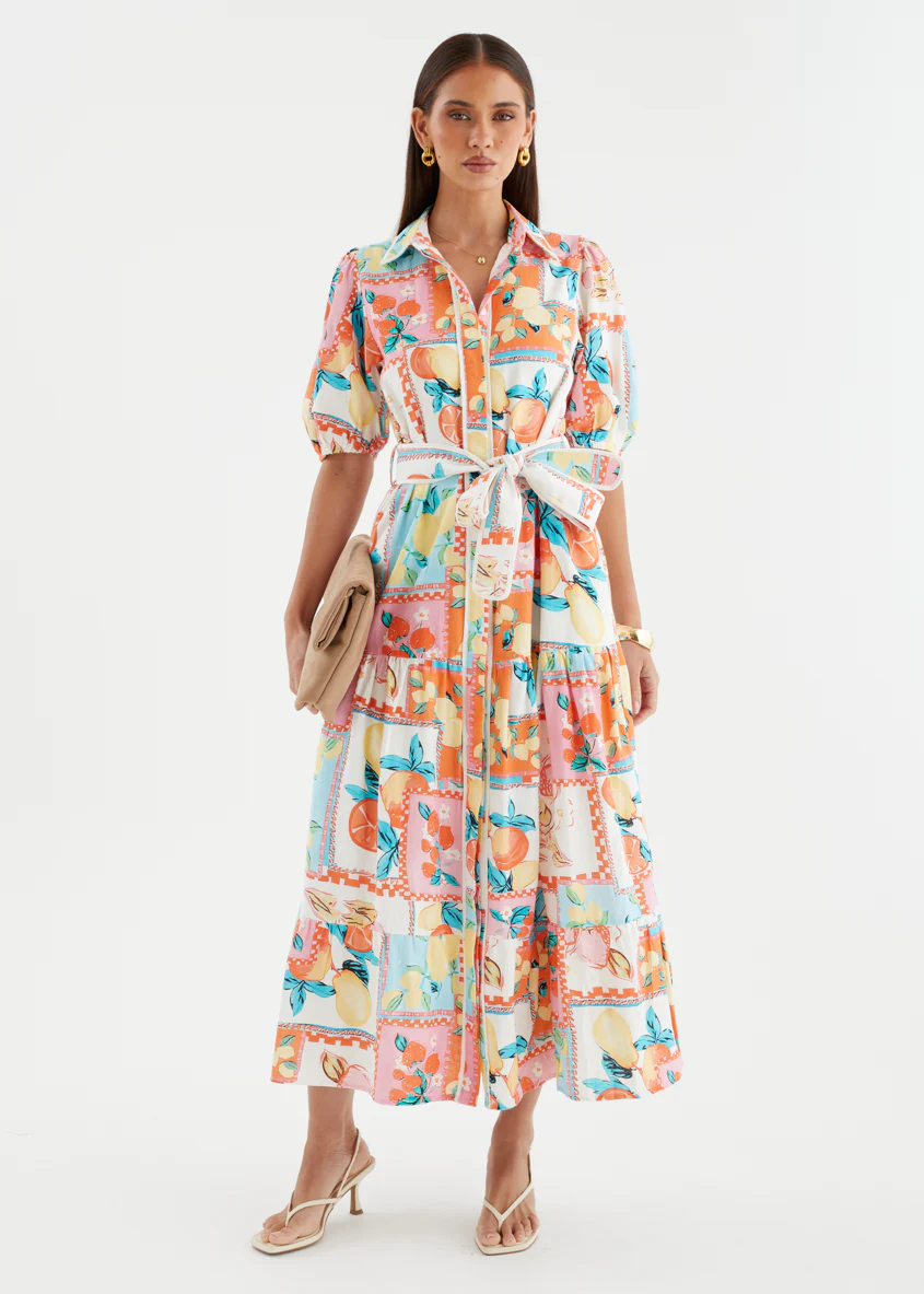 Acer Maxi Dress - Tropical Tile - Image 5