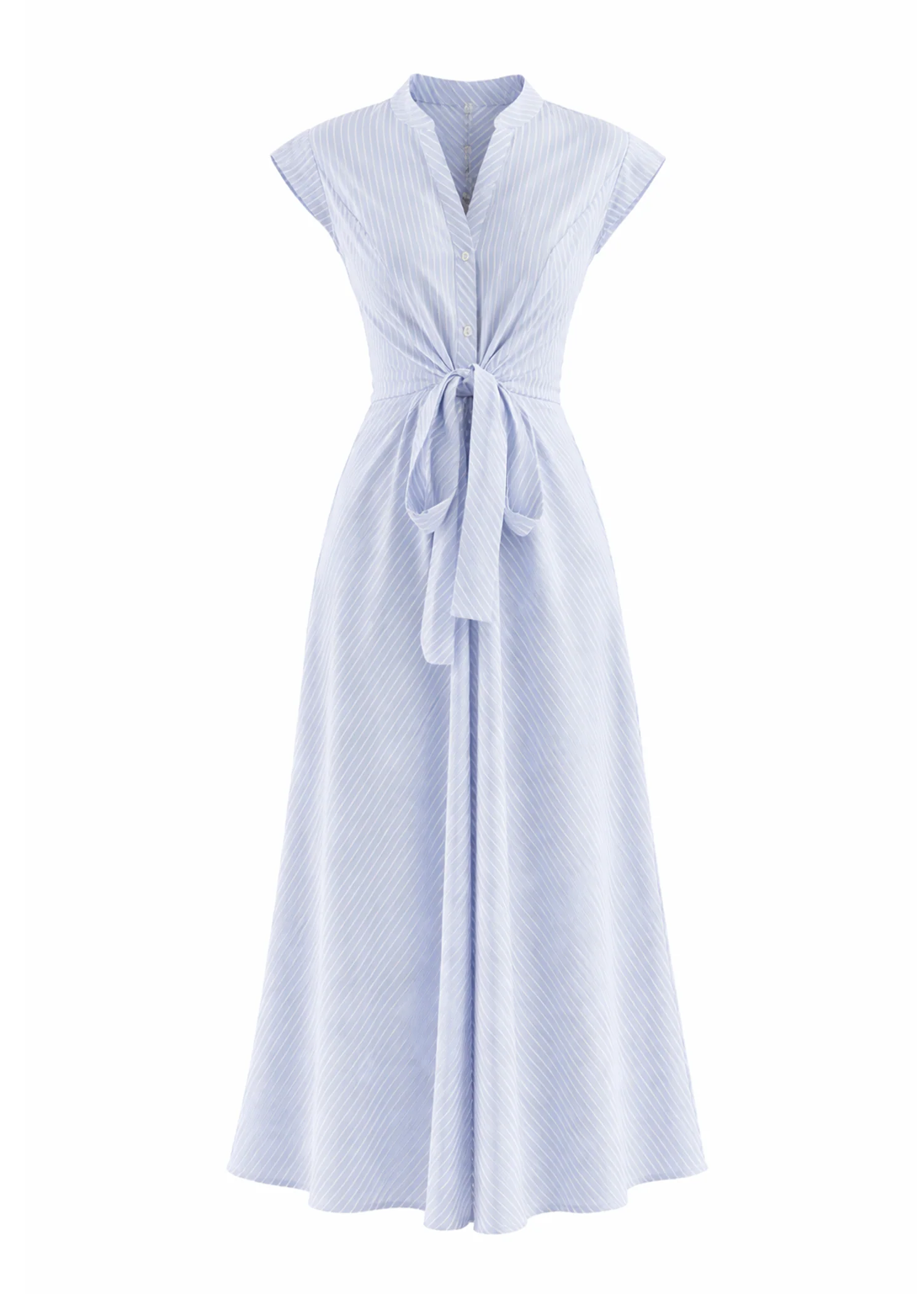 Adelle Midi Dress - Baby Blue - Image 2