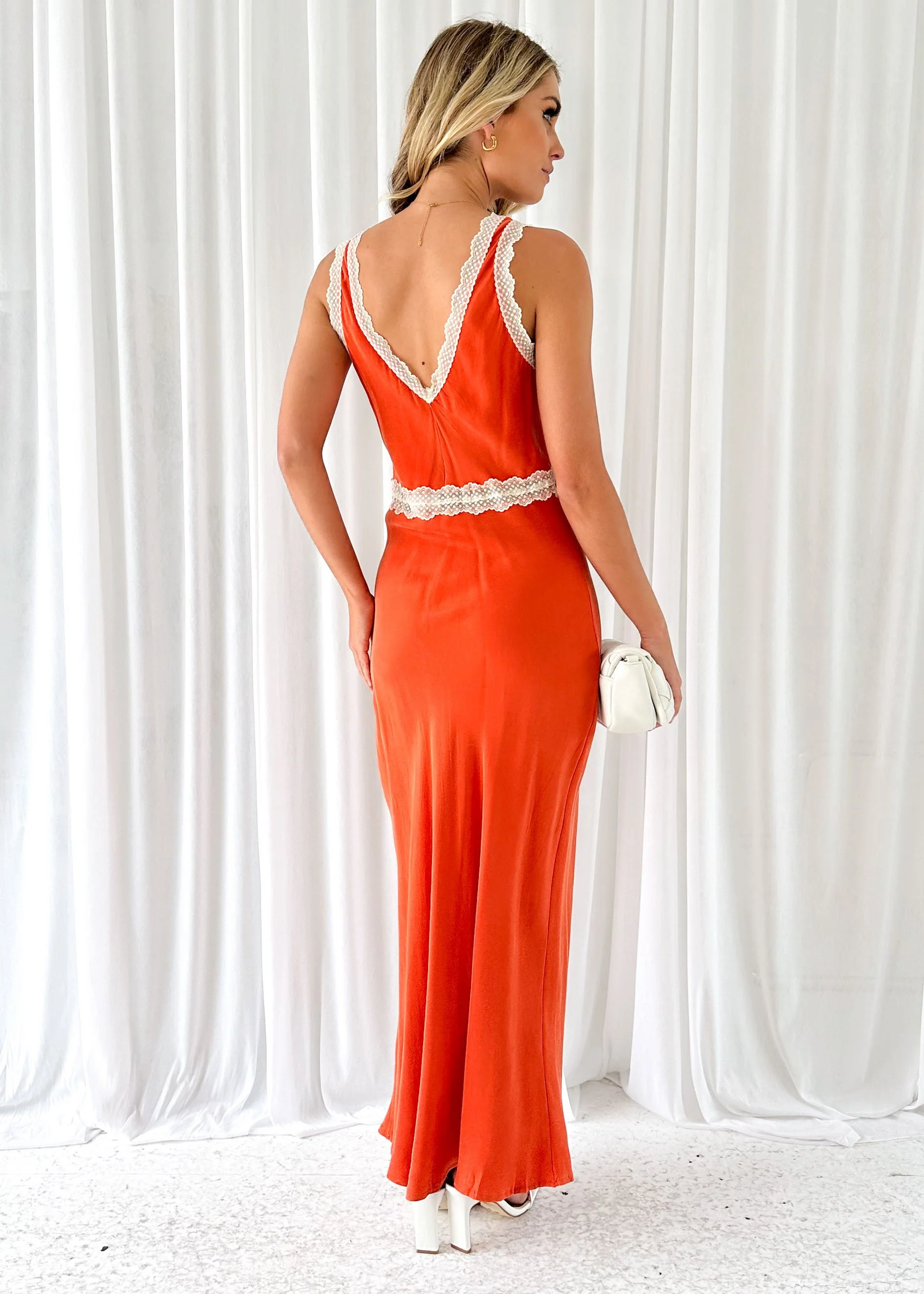 Adine Maxi Dress - Tangerine - Image 7