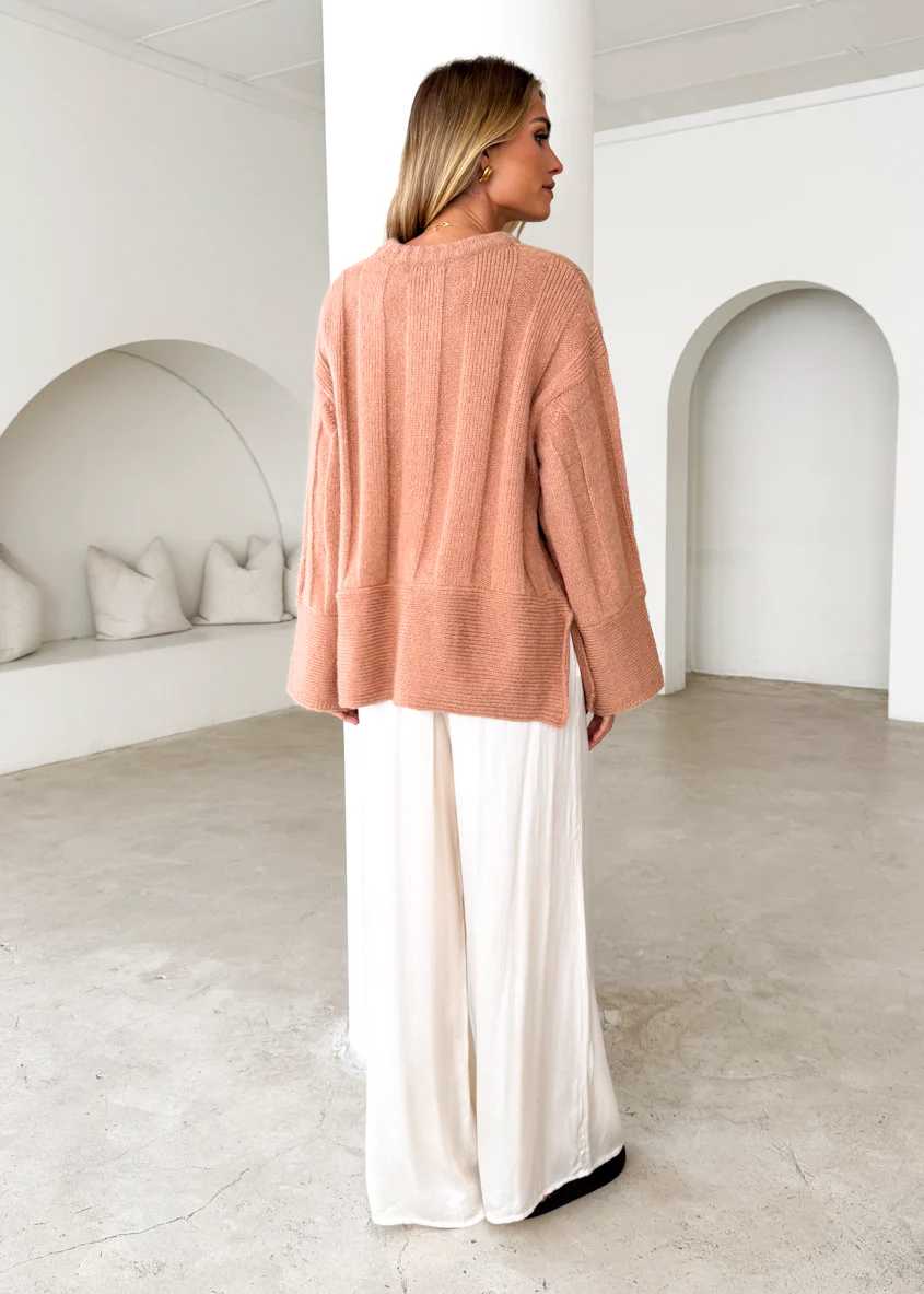 Adnorra Sweater - Rose - Image 9