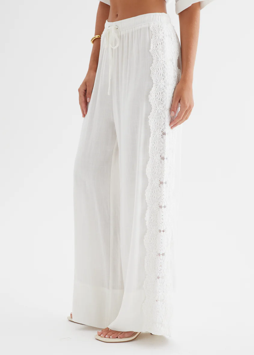 Airlie Pants - White Lace - Image 8