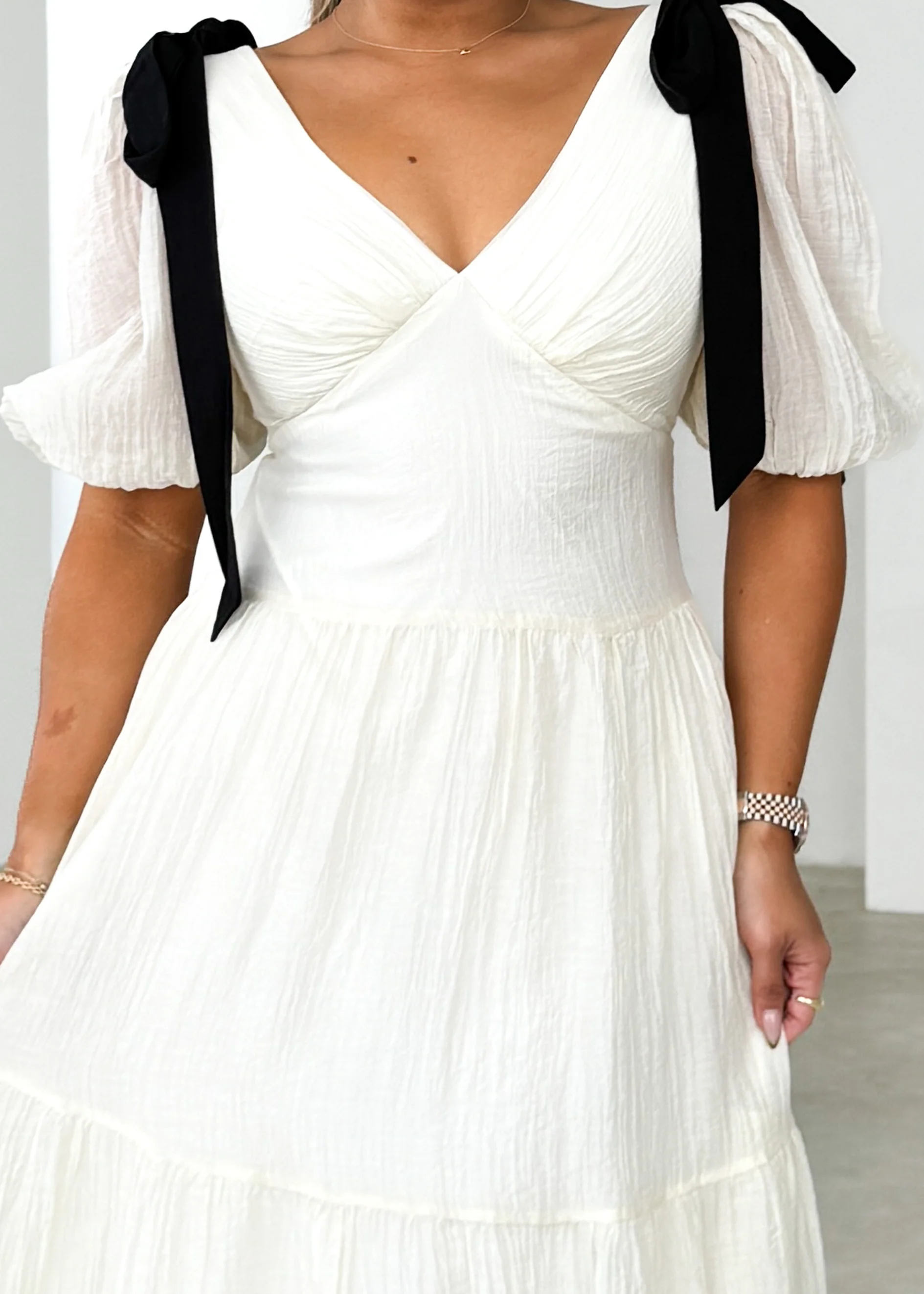 Alias Maxi Dress - Cream - Image 6