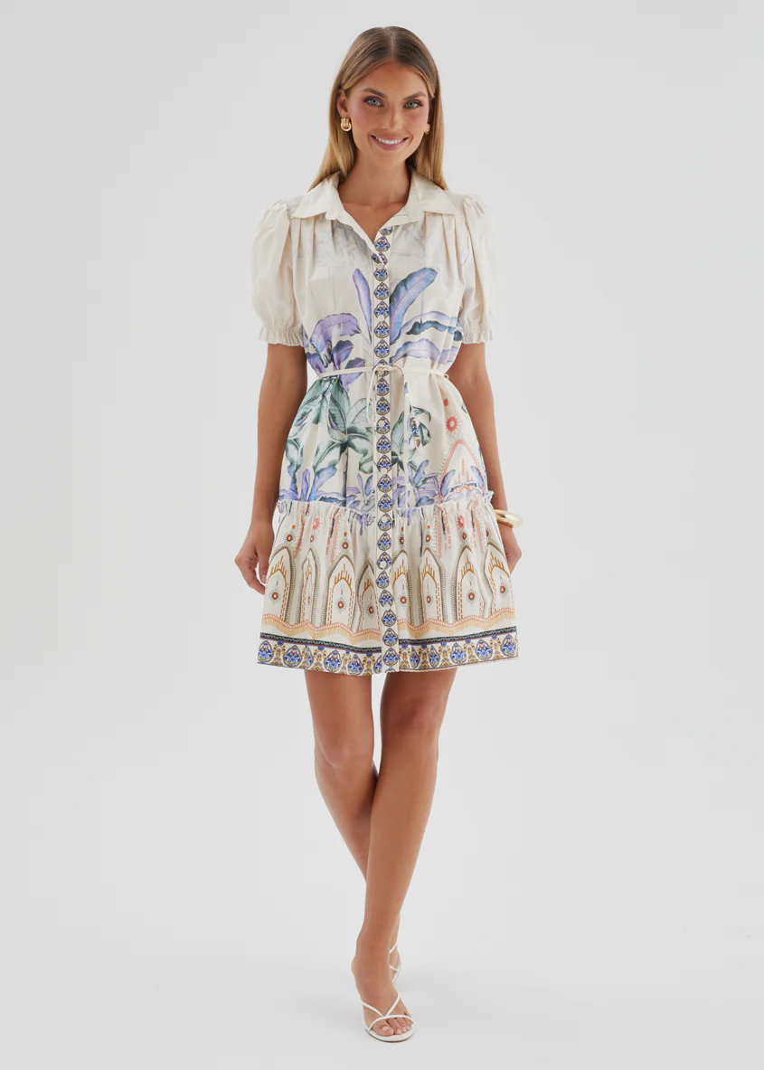 Aliciah Dress - Cream - Image 2
