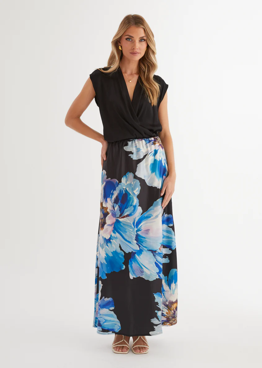 Allie Maxi Skirt - Midnight Bloom - Image 5