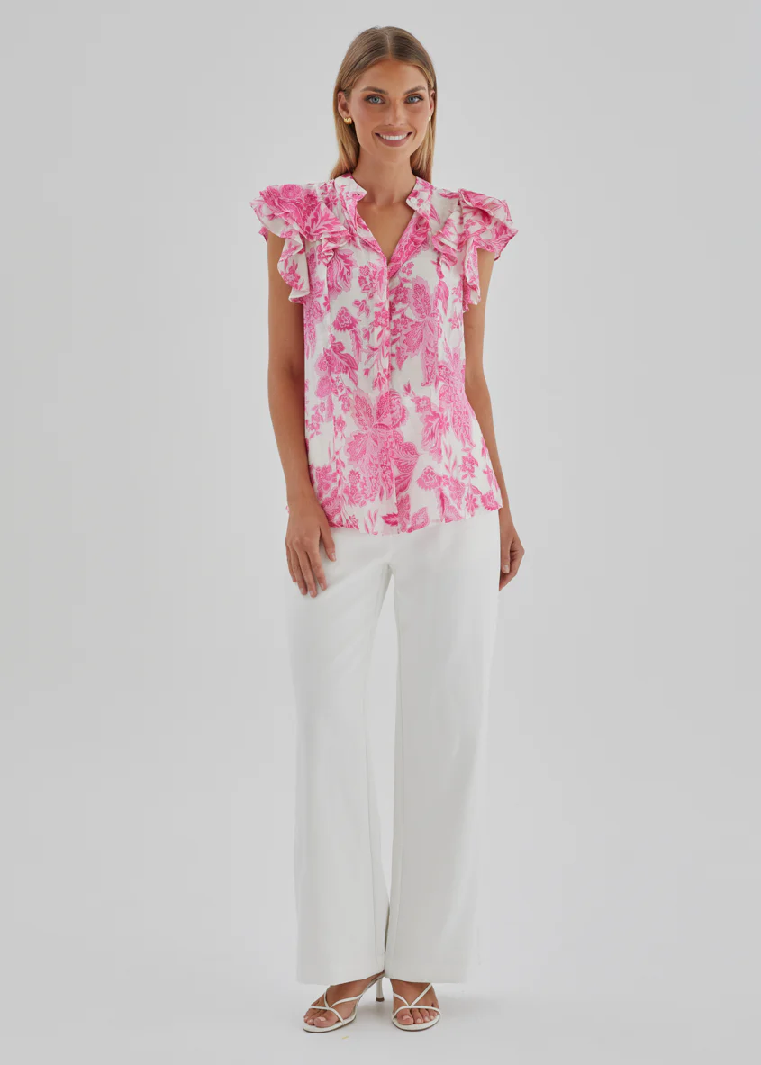 Alyssia Blouse - Pink Bloom - Image 4