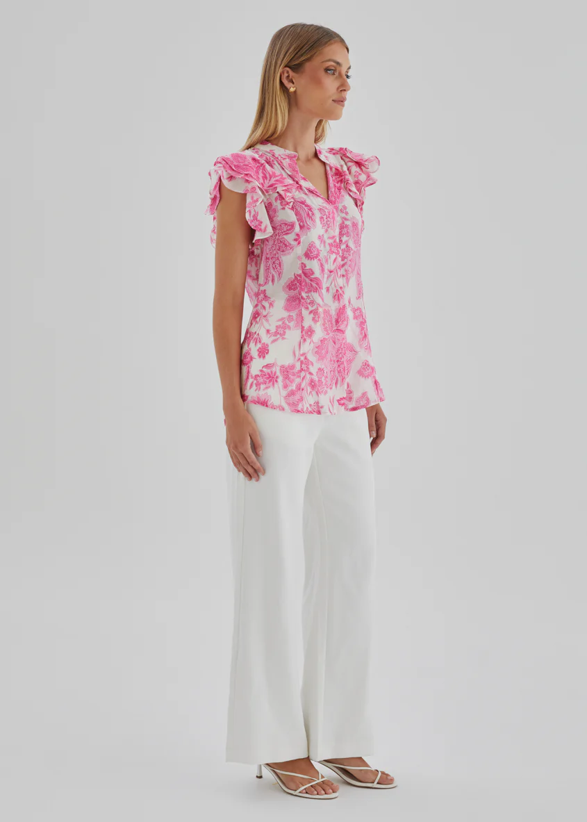 Alyssia Blouse - Pink Bloom - Image 5