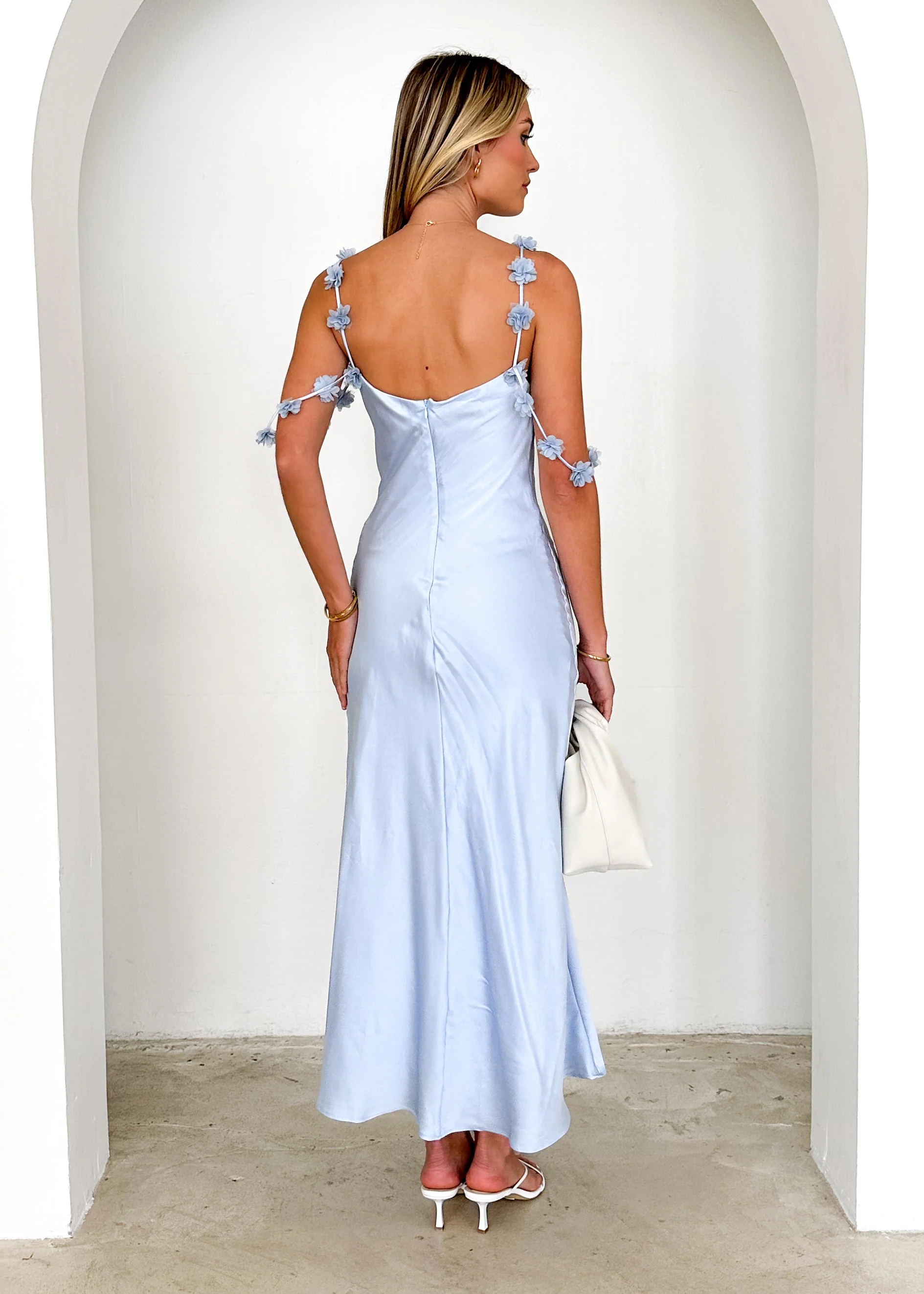 Amalia Midi Dress - Sky Blue - Image 7