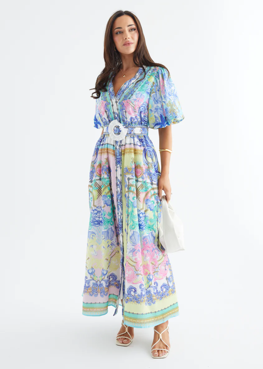 Ambre Maxi Dress - Chateau Spritz - Image 6
