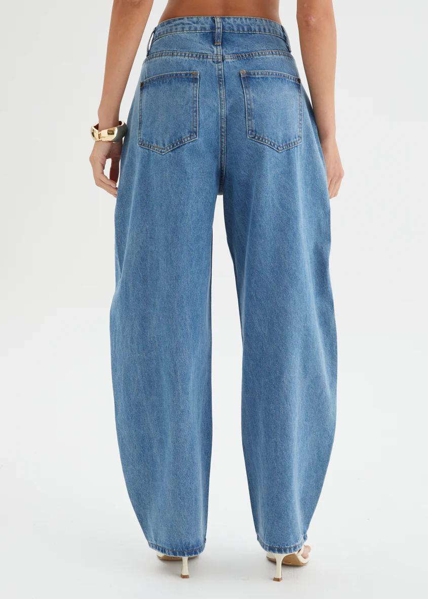 Anderson Barrel Jeans - Mid Wash - Image 7
