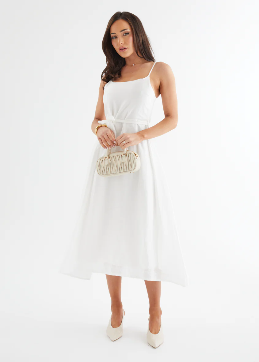 Andrea Midi Dress - Off White - Image 2