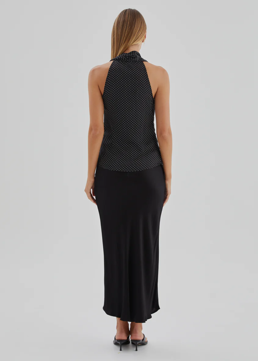Angela Top - Black Polka Dot - Image 9