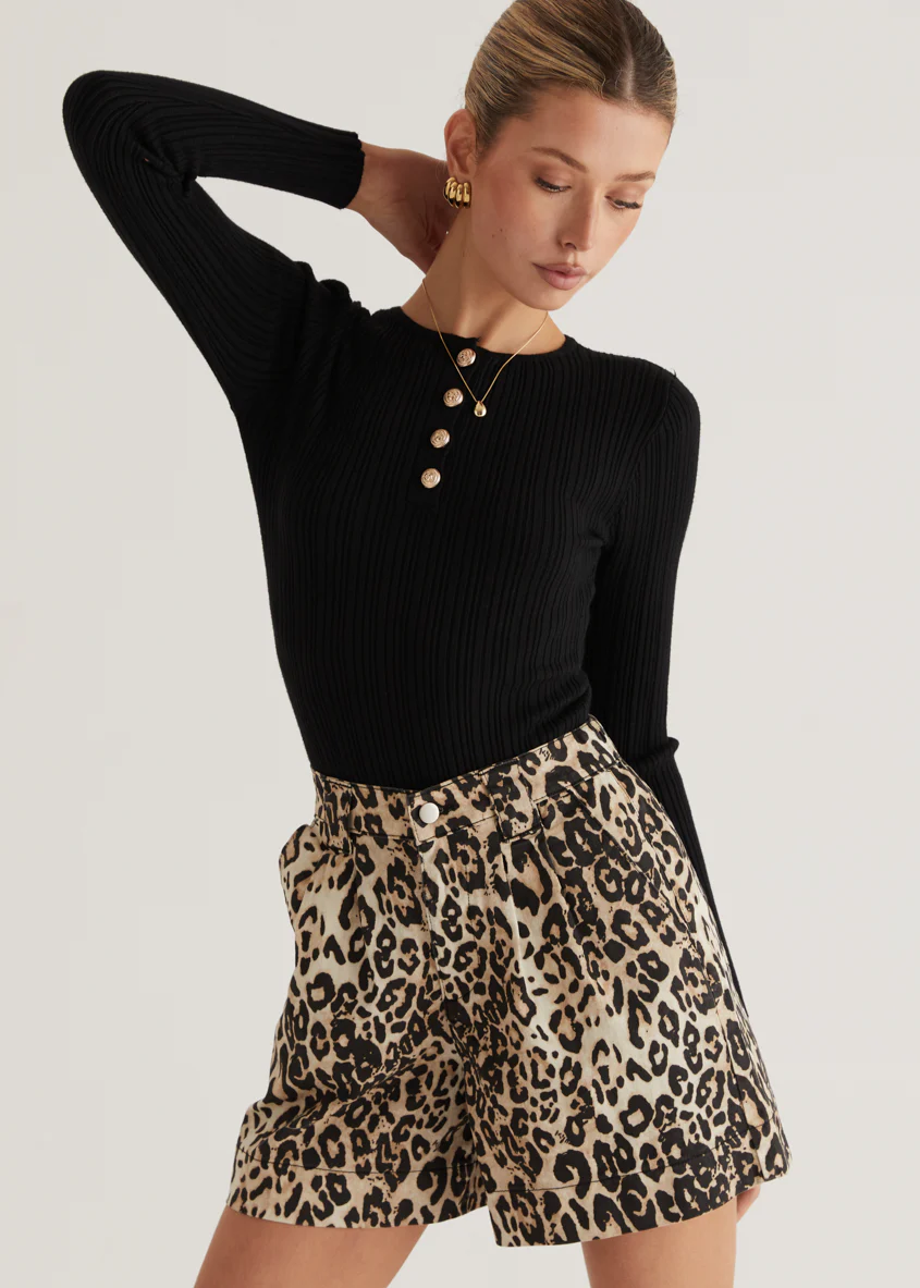 Annabelle Shorts - Leopard - Image 20