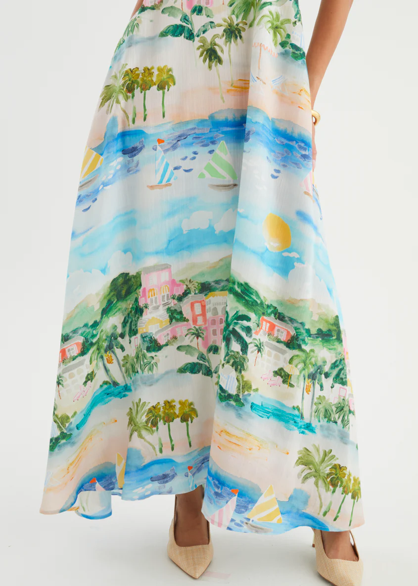 Annalena Maxi Dress - Tropical Coast - Image 8