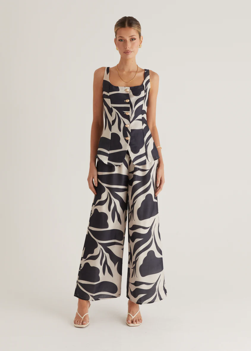 Arrow Pants - Black Abstract - Image 3