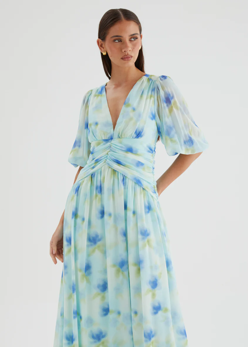 Aubree Maxi Dress - Ocean Flora - Image 13