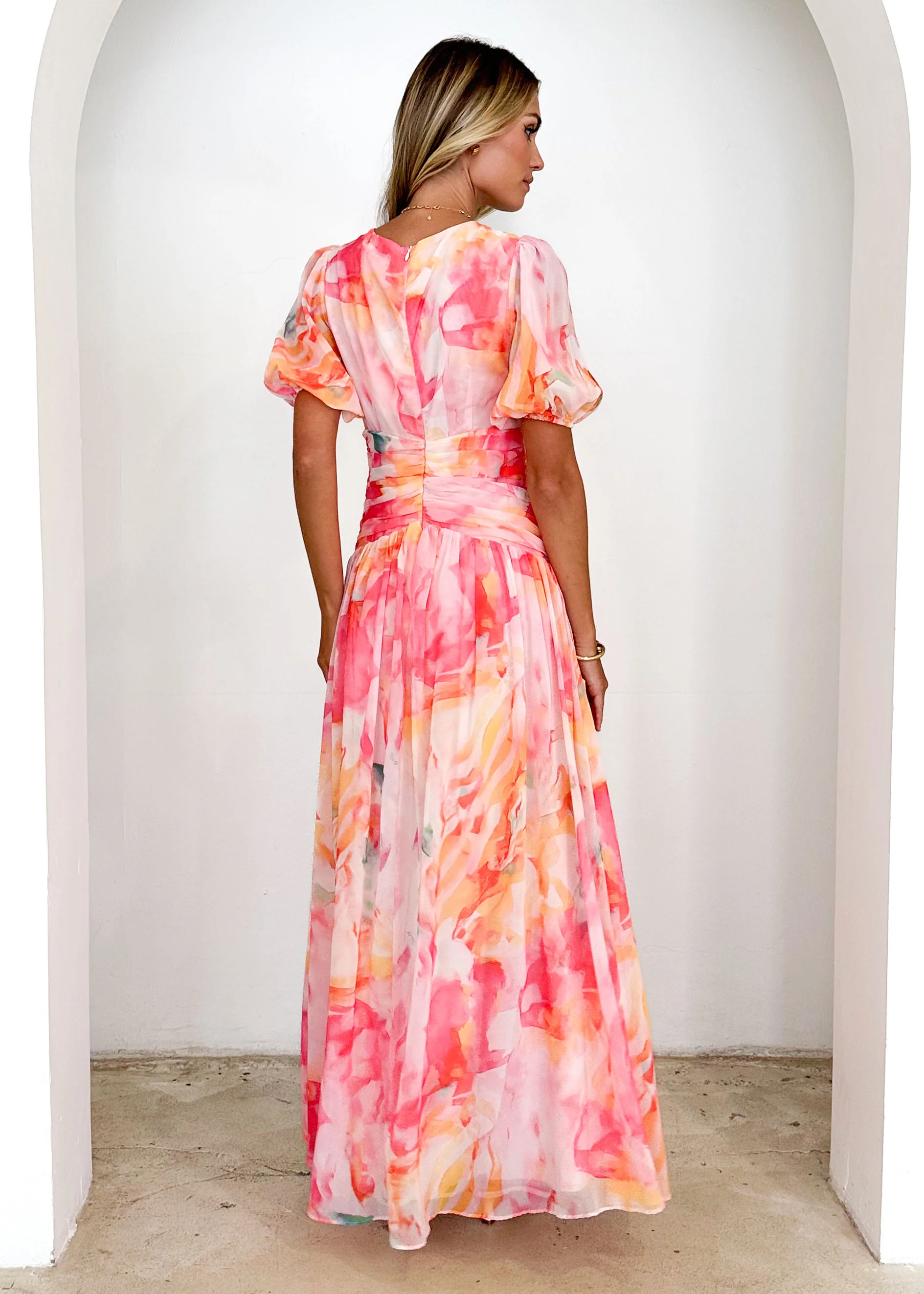 Aubree Maxi Dress - Ruby Splash - Image 11