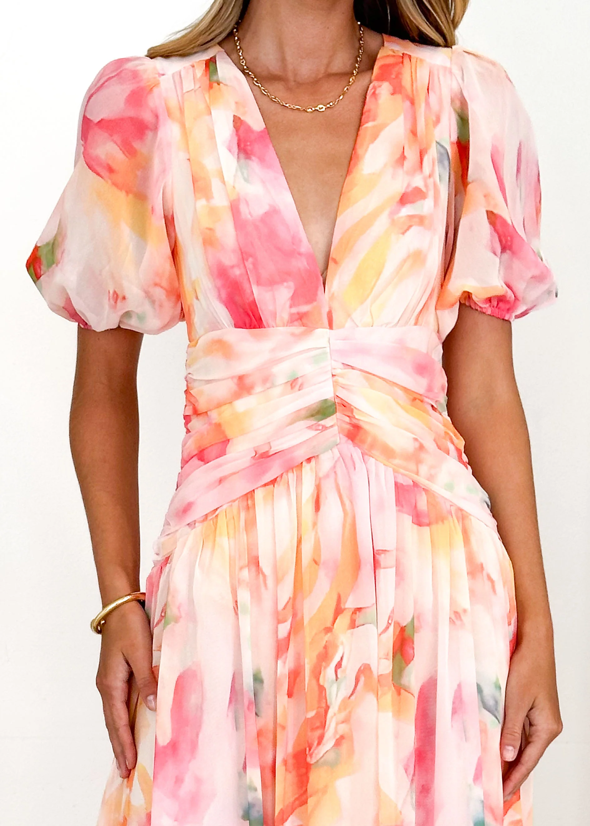 Aubree Maxi Dress - Ruby Splash - Image 12