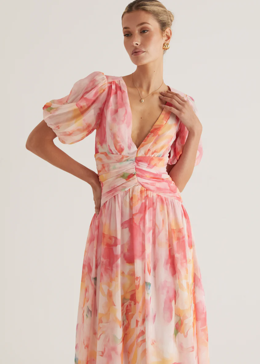 Aubree Maxi Dress - Ruby Splash - Image 14
