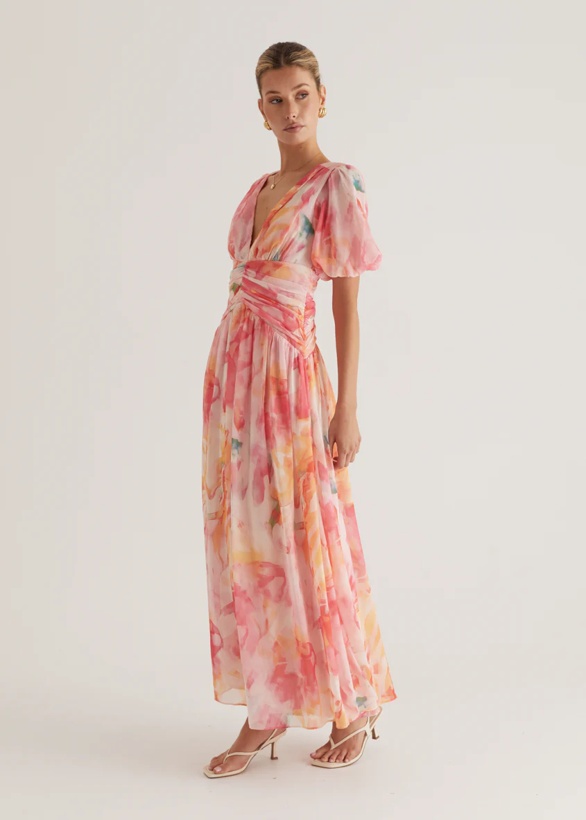 Aubree Maxi Dress - Ruby Splash - Image 17