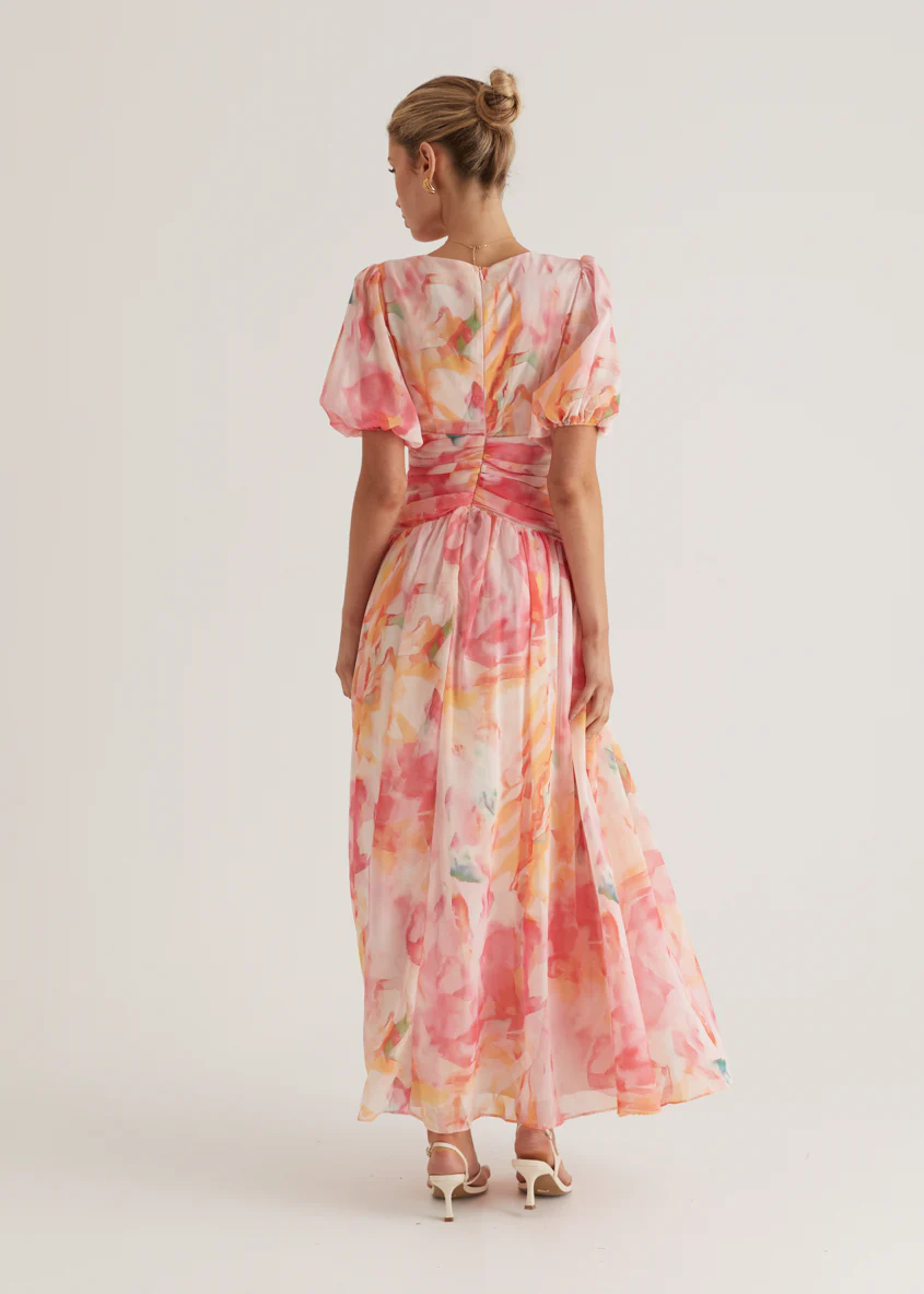 Aubree Maxi Dress - Ruby Splash - Image 18