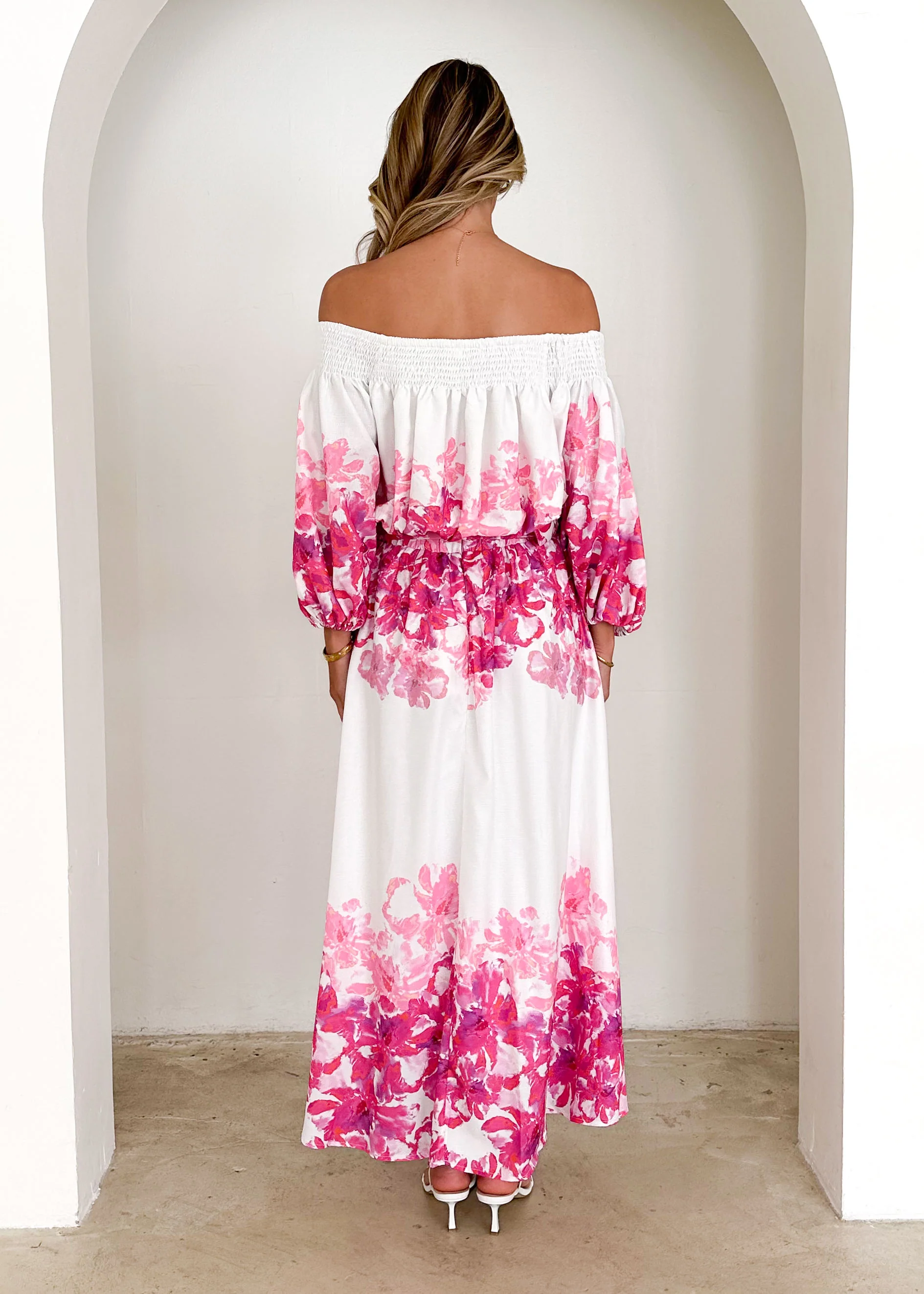 Averie Maxi Skirt - Pink Floral - Image 11