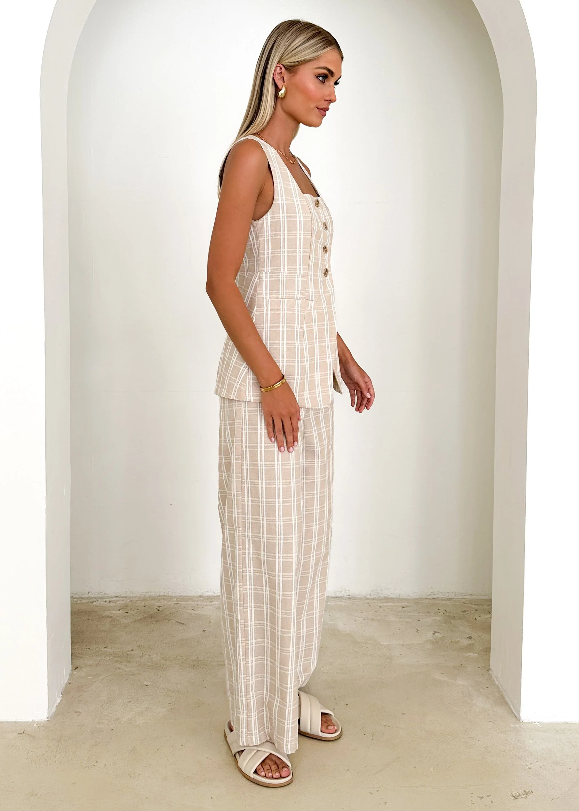 Biancro Pants - Natural Stripe - Image 4