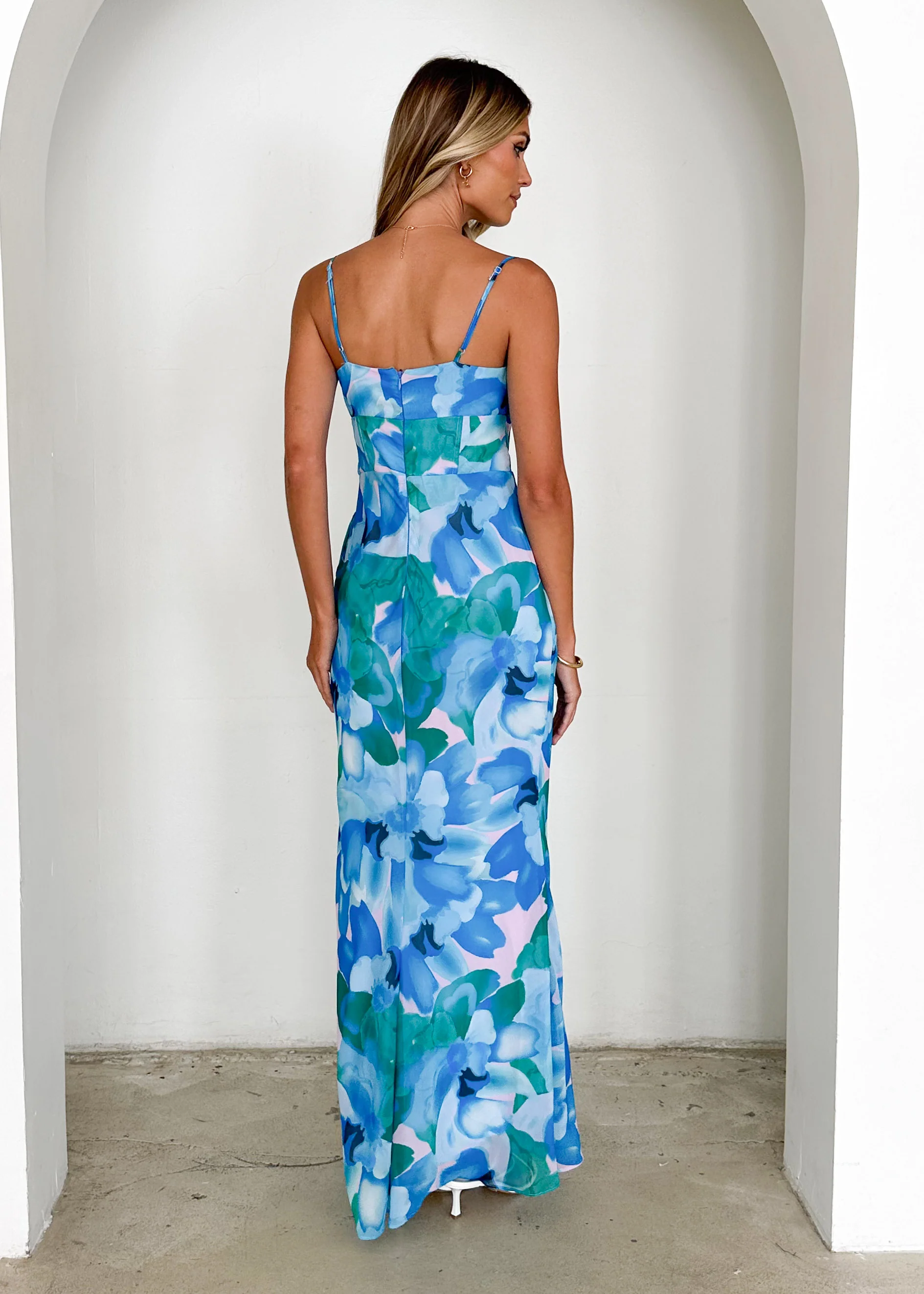 Braxton Maxi Dress - Blue Blooms - Image 8