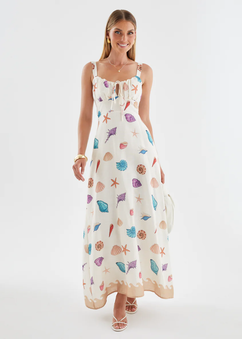 Bronte Maxi Dress - Seashell - Image 2