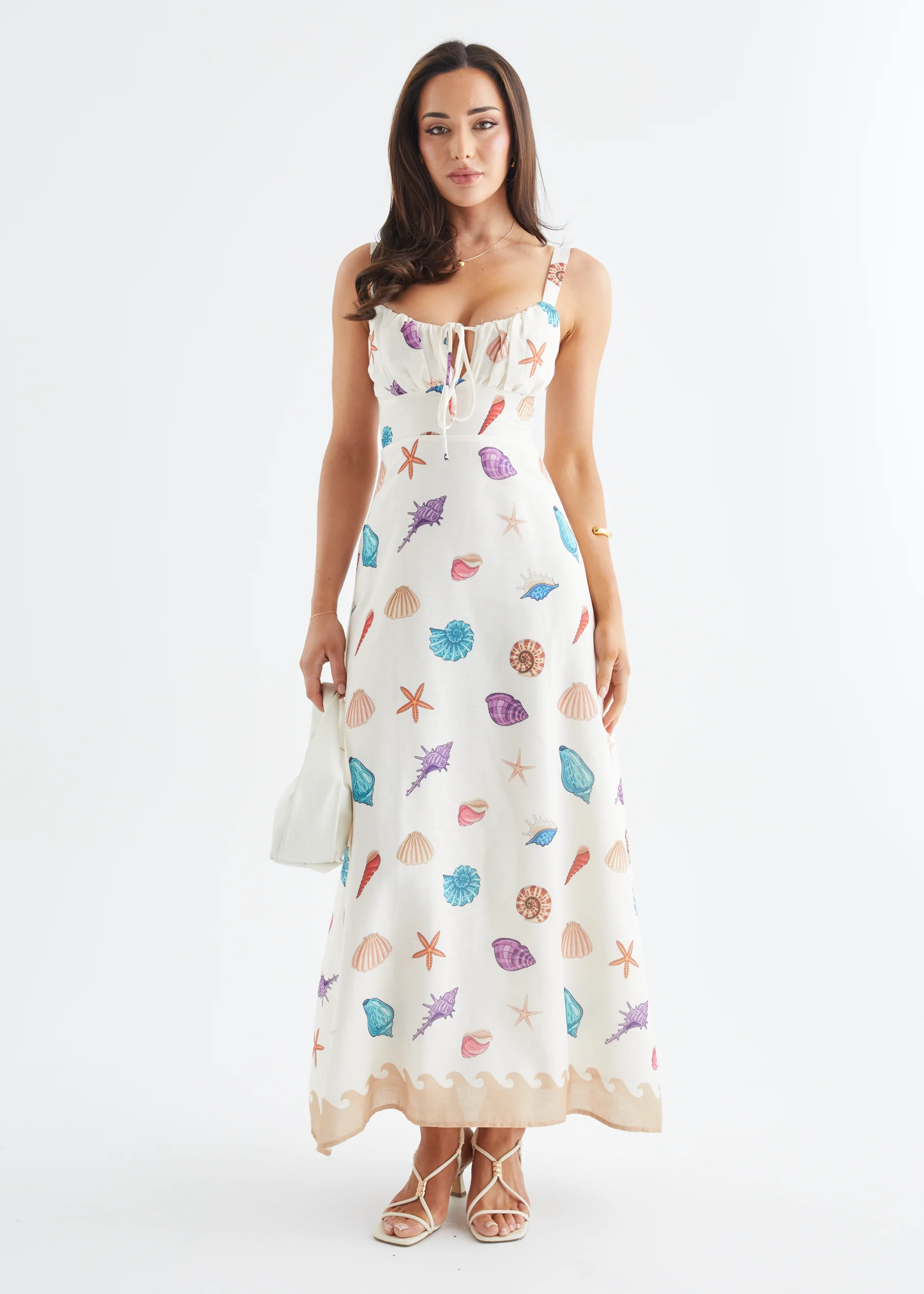 Bronte Maxi Dress - Seashell - Image 9