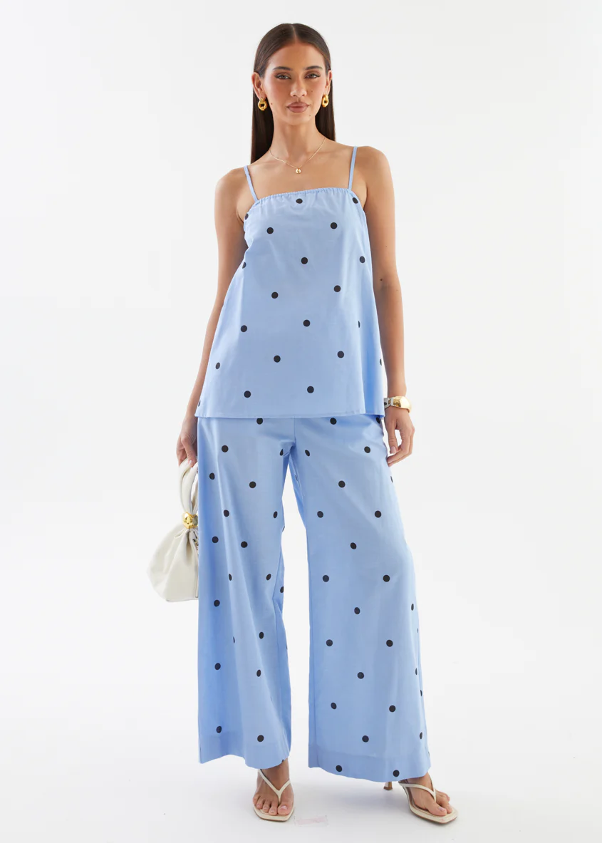 Bryant Pants - Blue Polka - Image 5