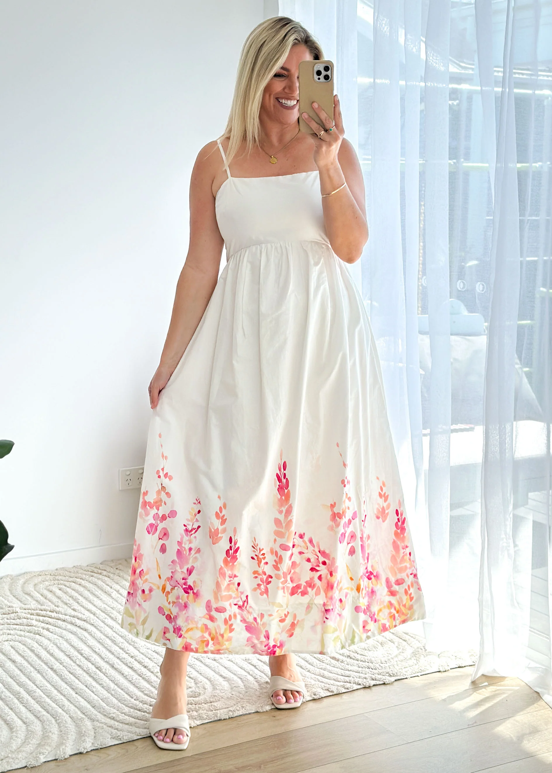 Caldera Maxi Dress - Pink Petal - Image 3