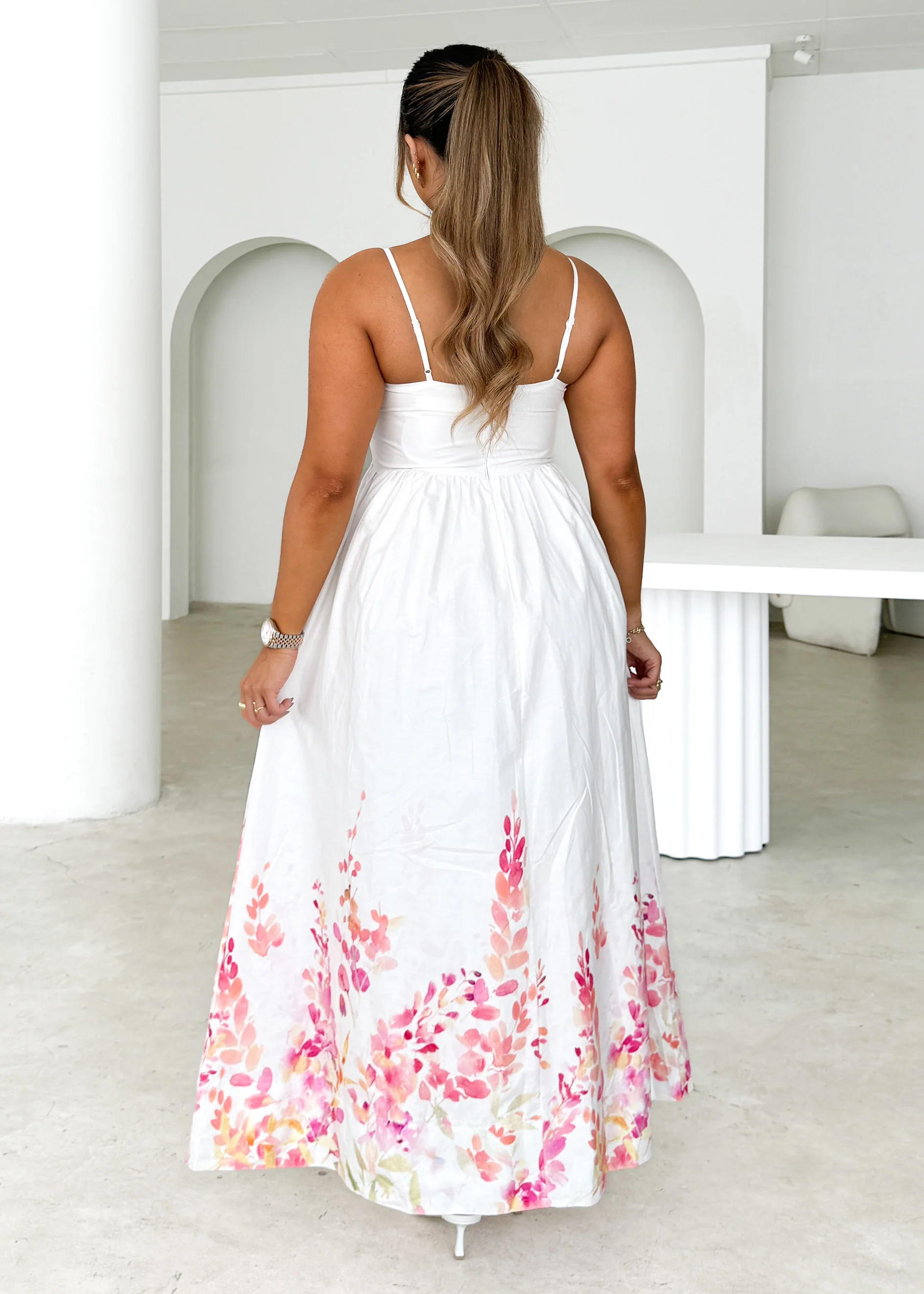 Caldera Maxi Dress - Pink Petal - Image 8