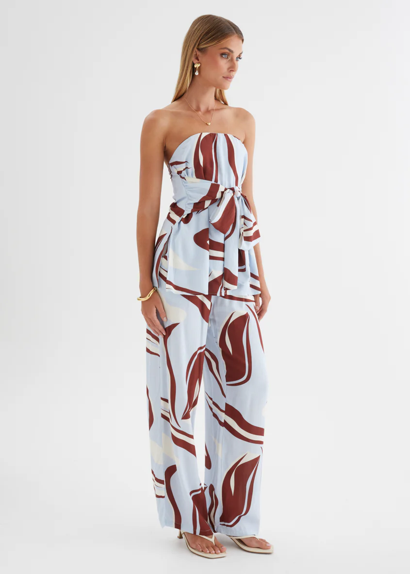Calia Pants - Blue Abstract - Image 6