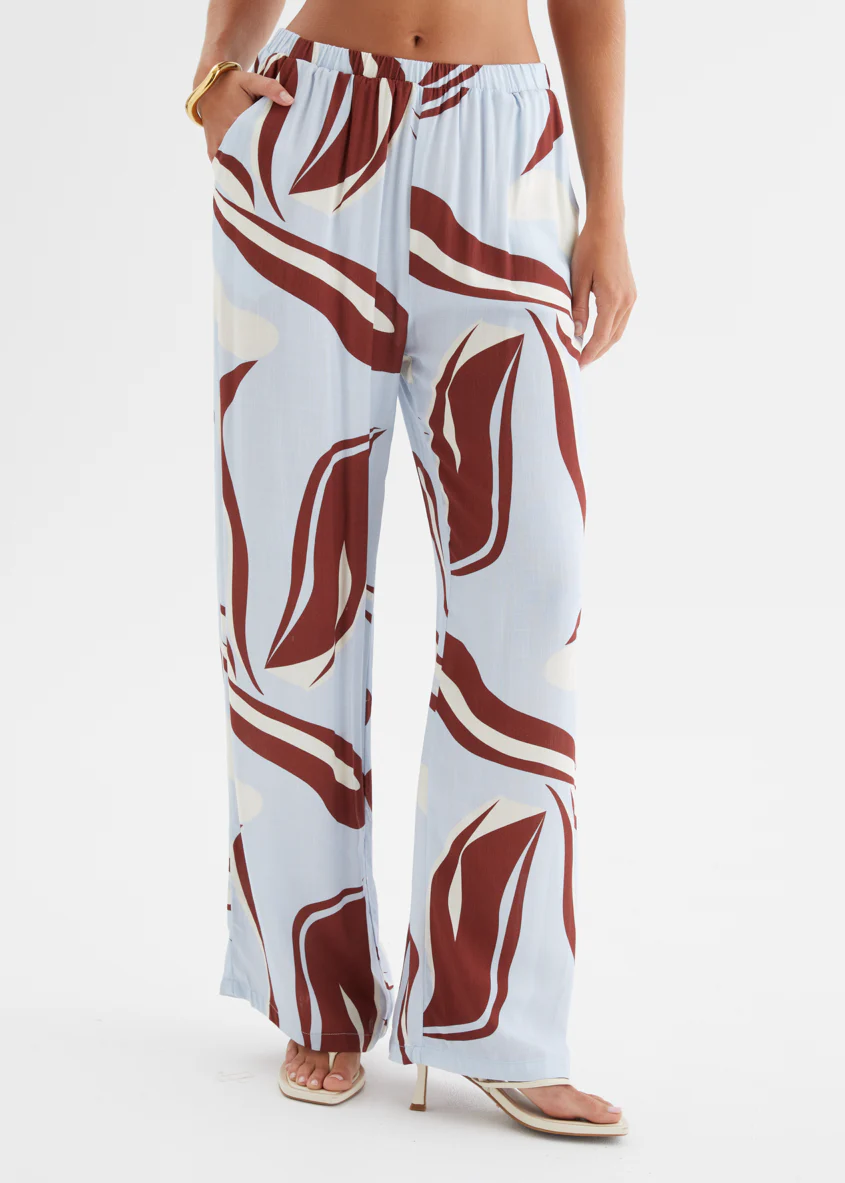 Calia Pants - Blue Abstract - Image 8