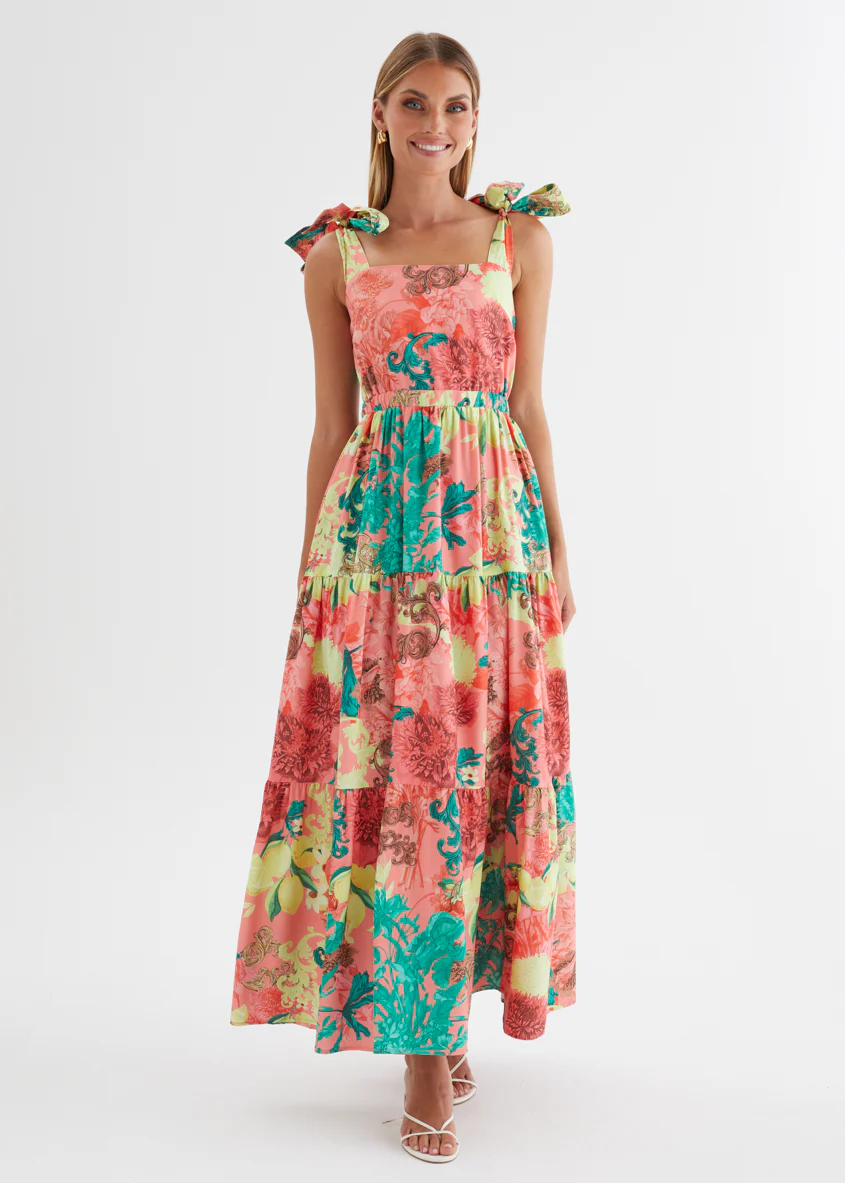 Calianna Maxi Dress - Coral Spritz - Image 6