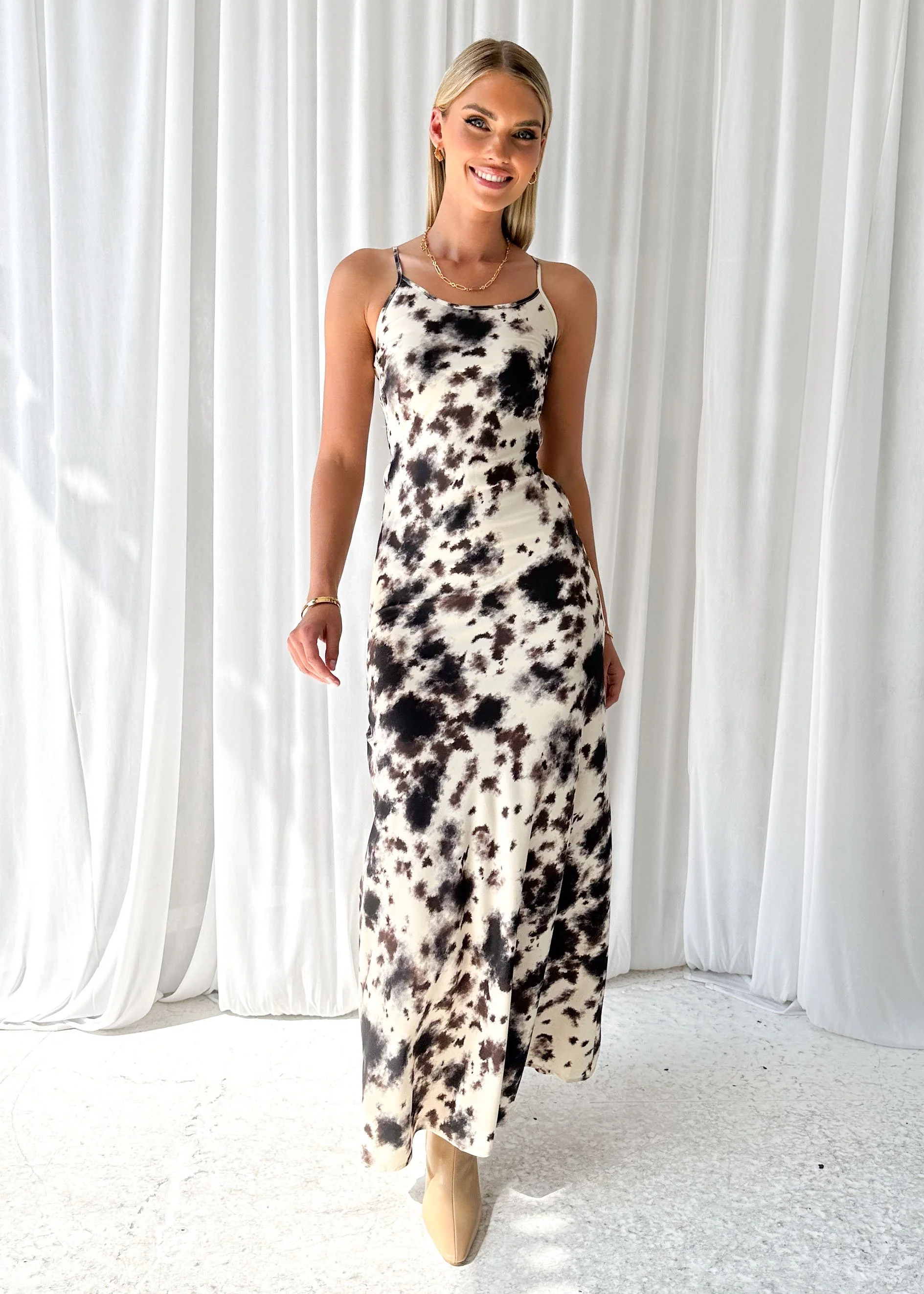 Camyren Maxi Dress - Ink Tie Dye - Image 7