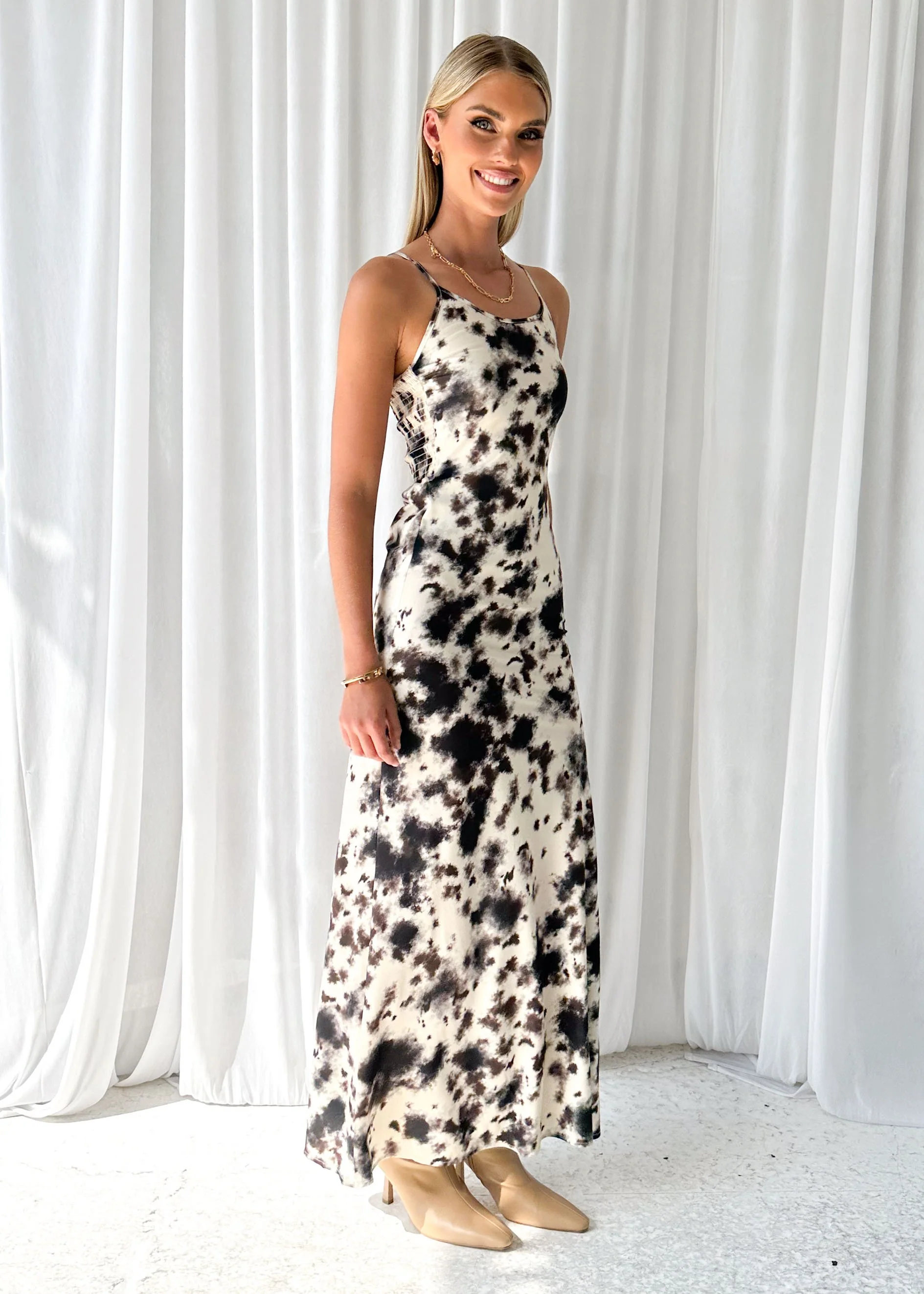 Camyren Maxi Dress - Ink Tie Dye - Image 8