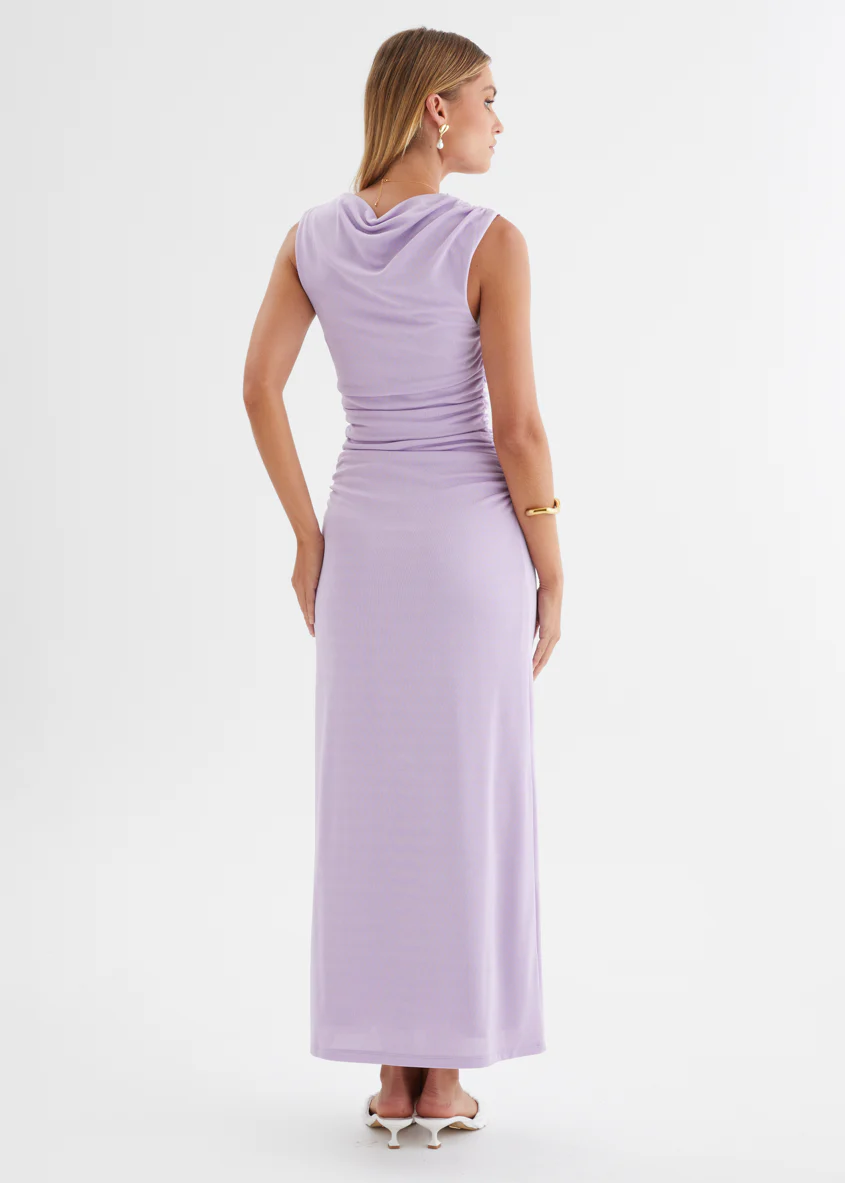 Carly Midi Dress - Lilac - Image 11