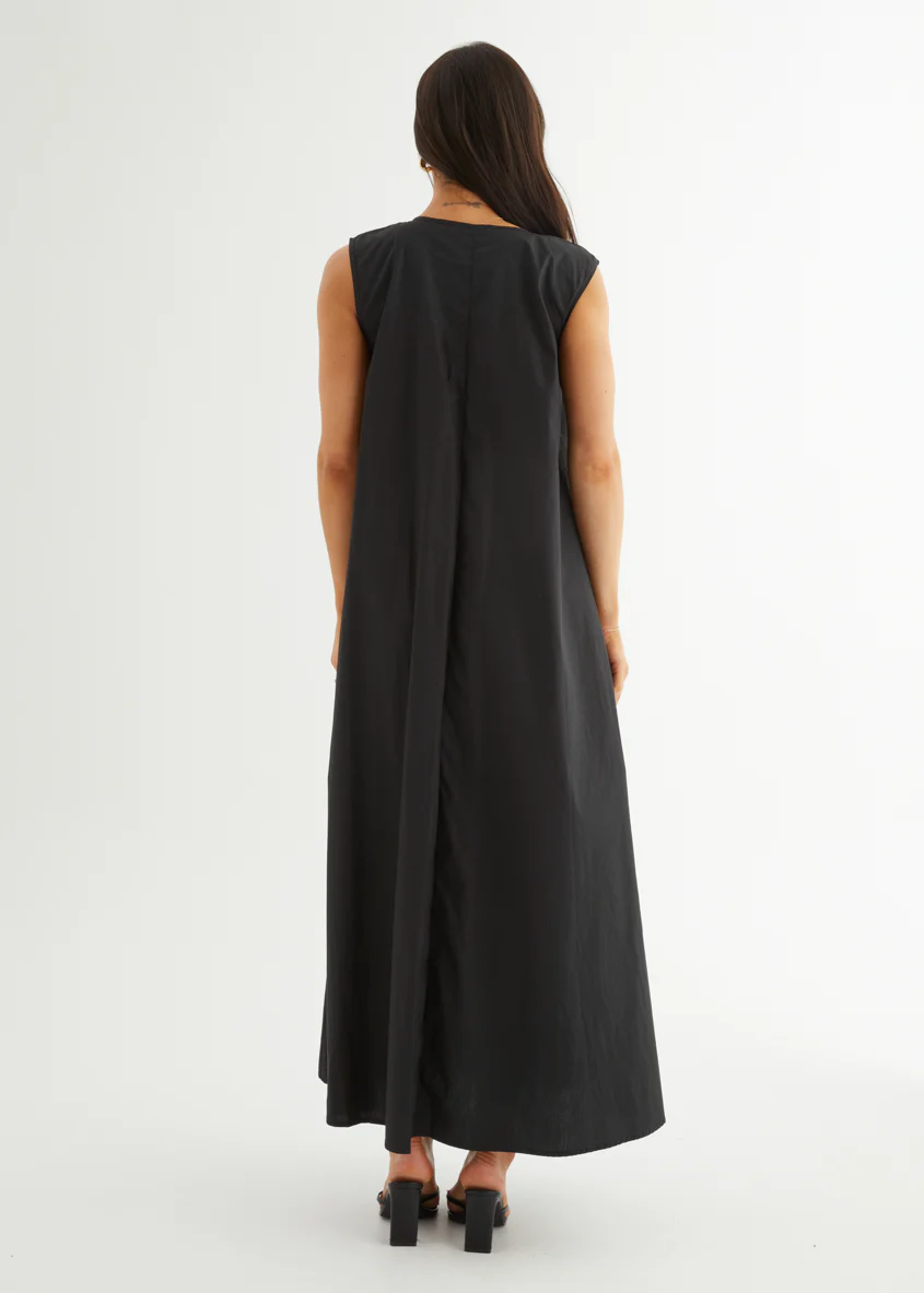Casandra Maxi Dress - Black - Image 5