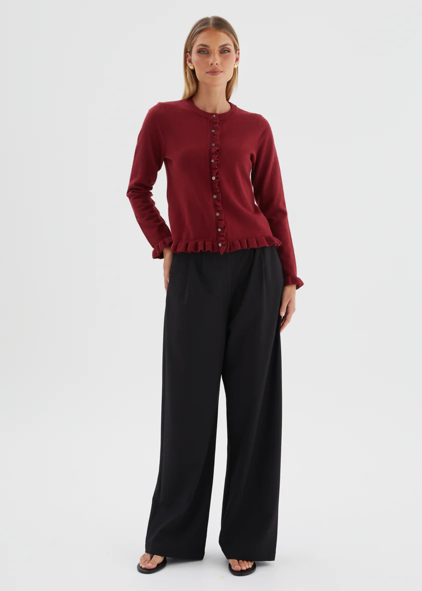 Centennial Sweater - Wine - Image 2