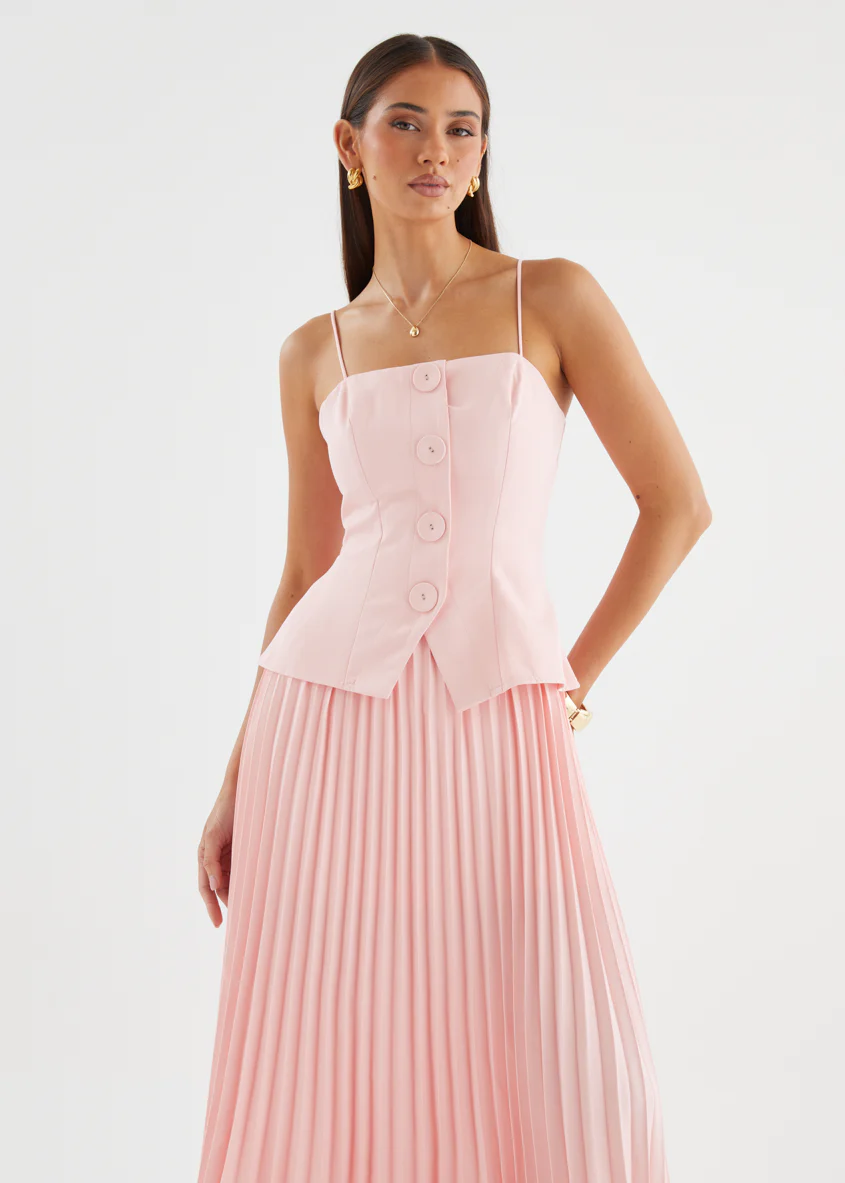 Cersei Maxi Dress - Pink - Image 3