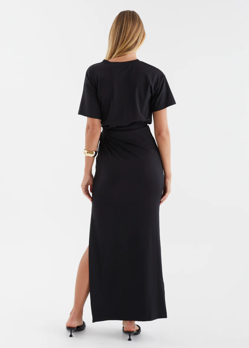 Chandla Maxi Dress - Black - Image 7