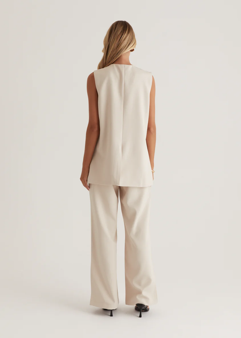 Chanelle Pants - Bone - Image 7