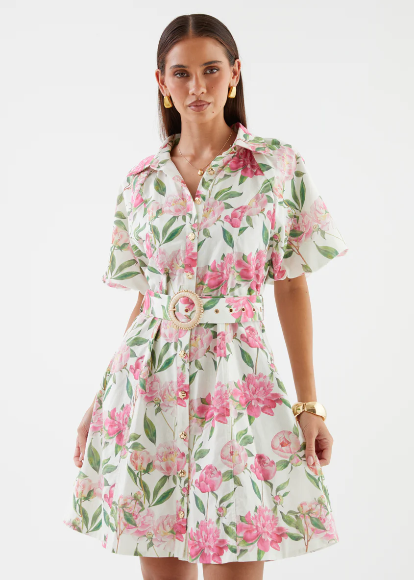 Charlston Dress - Pink Peony - Image 5