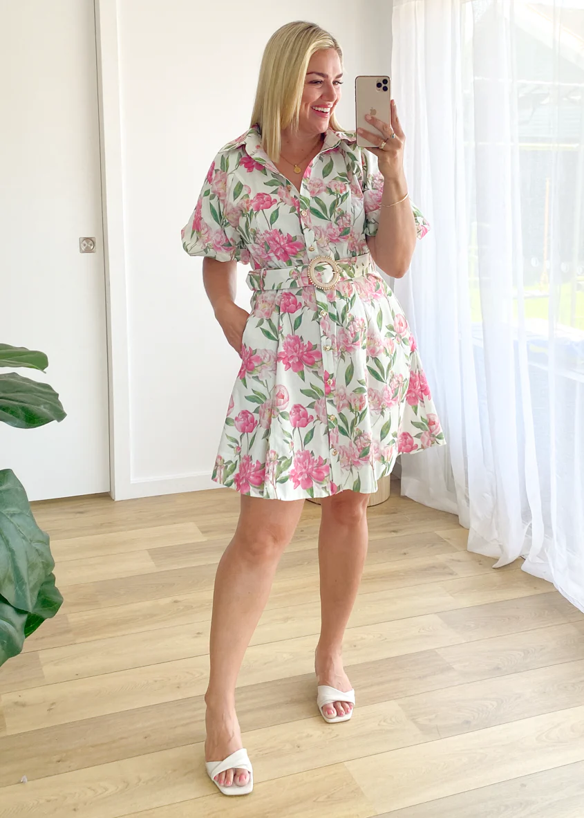 Charlston Dress - Pink Peony - Image 9