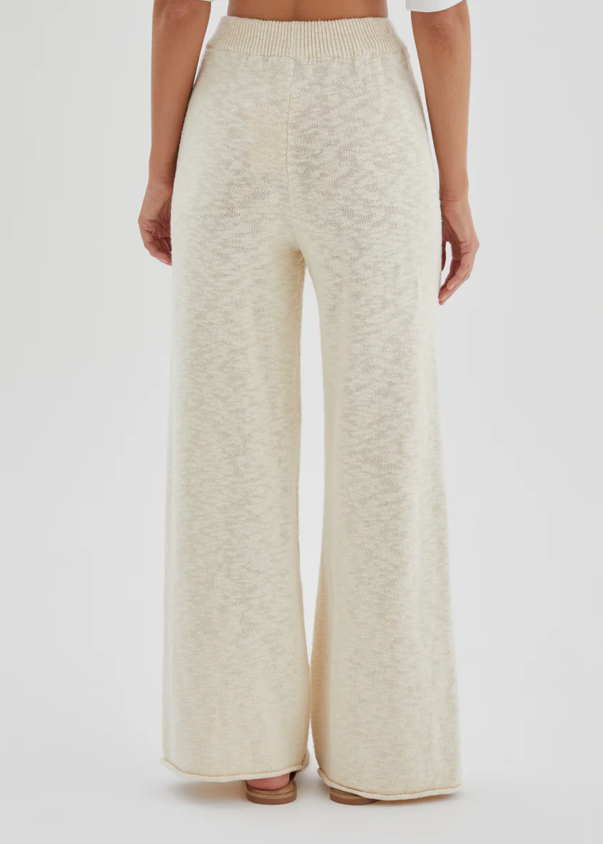 Chester Knit Pants - Beige - Image 6