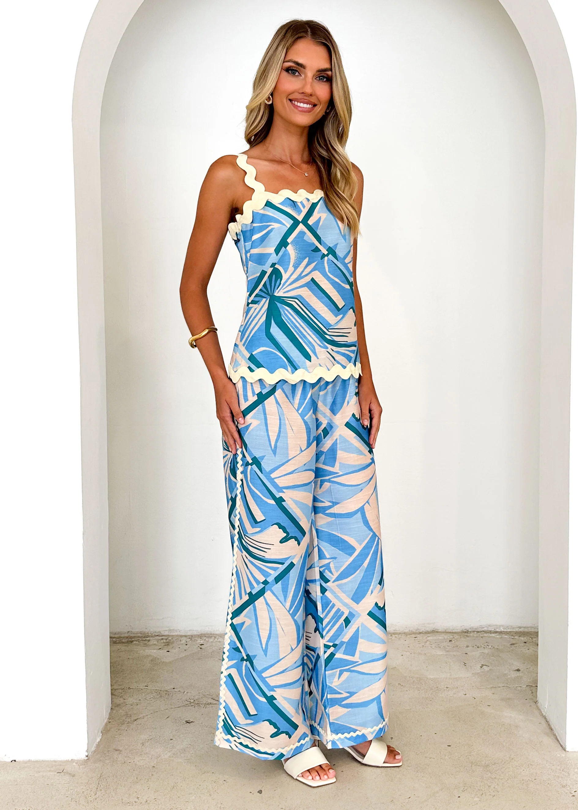 Coast Pants - Blue Abstract - Image 4