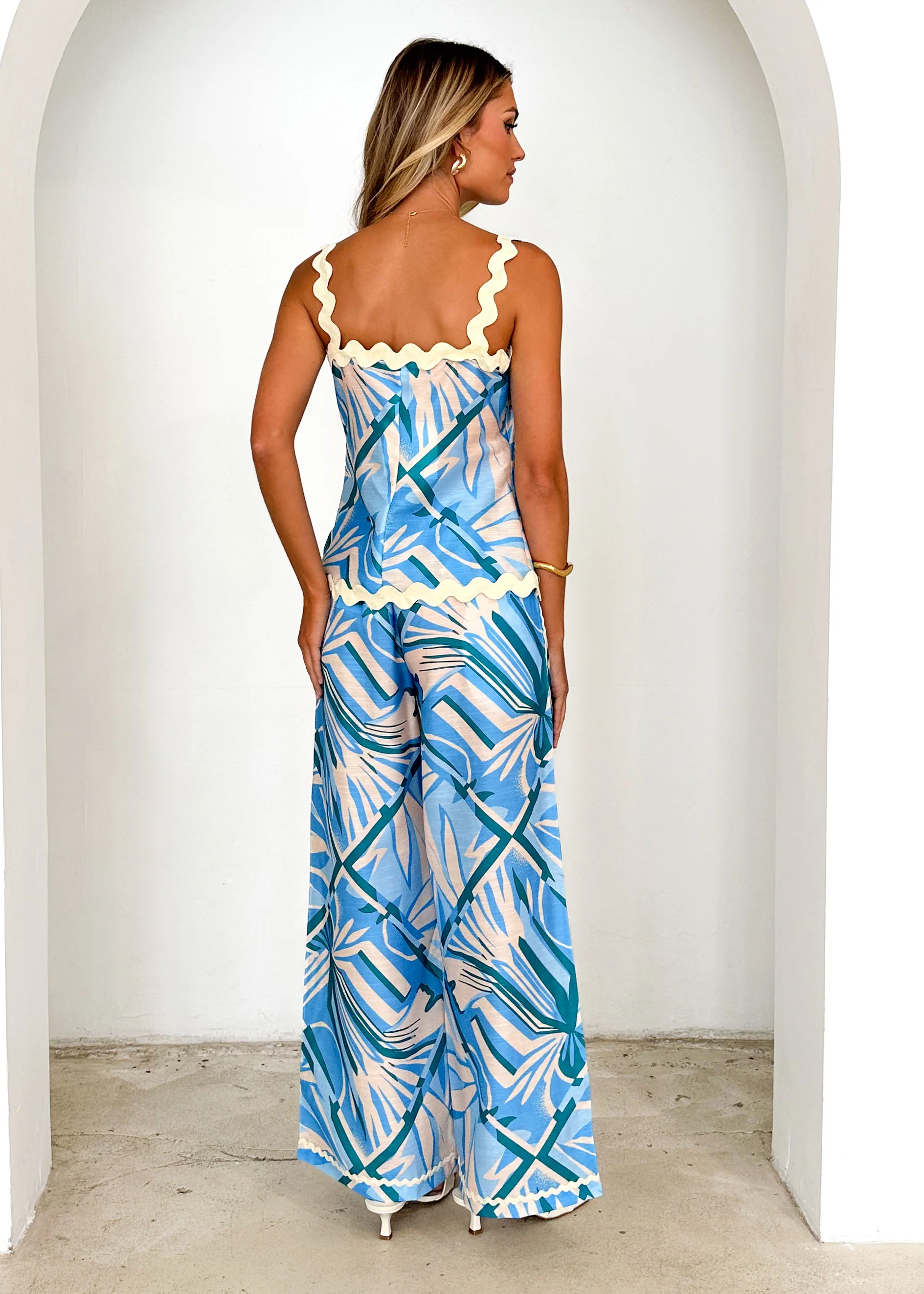 Coast Pants - Blue Abstract - Image 5