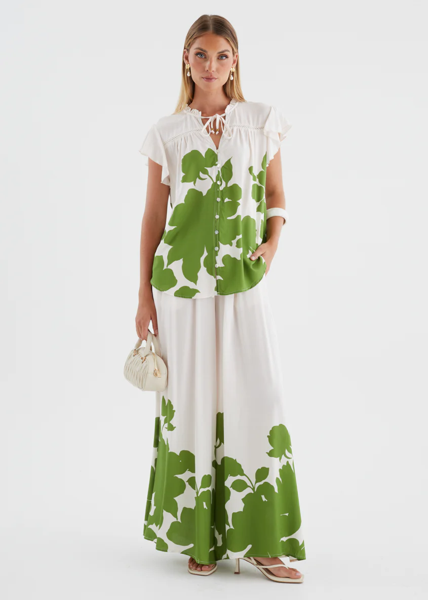 Colbie Blouse - Matcha Leaf - Image 6